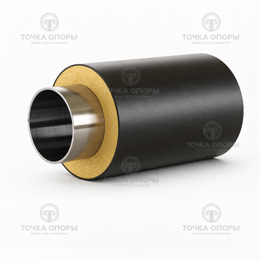 Труба стальная бесшовная в ППУ-изоляции 273х8 мм ГОСТ 30732-2006