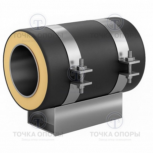 Скользящая опора СПОн 720/900.100 подкладная надземная для труб в ППУ