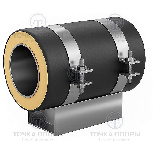 Скользящая опора СПОк 325/500.200 подкладная канальная для труб в ППУ